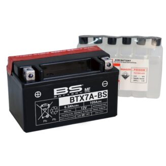 BATTERIA BS BTX7A-BS KYMCO PEUGEOT MBK